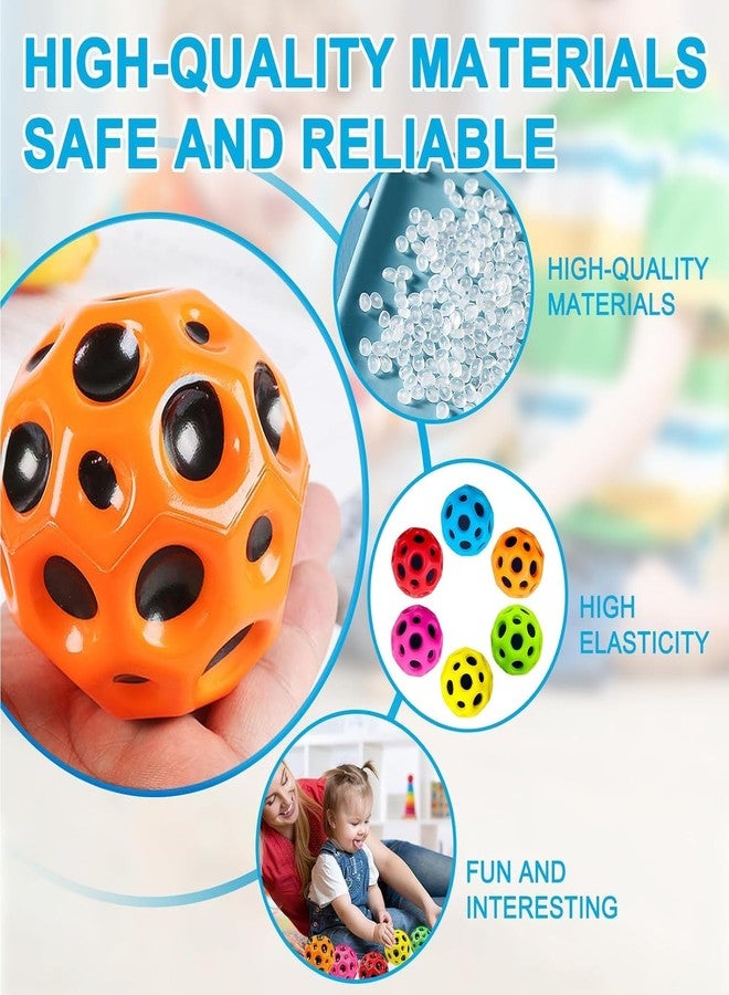 BLISSBORN Rubber Ball, Moon Space Ball, Mini Toy, Planet Bouncing, A Popping Sound, Bouncing for Children, Party Gift - (Pack of 1) - Image 5